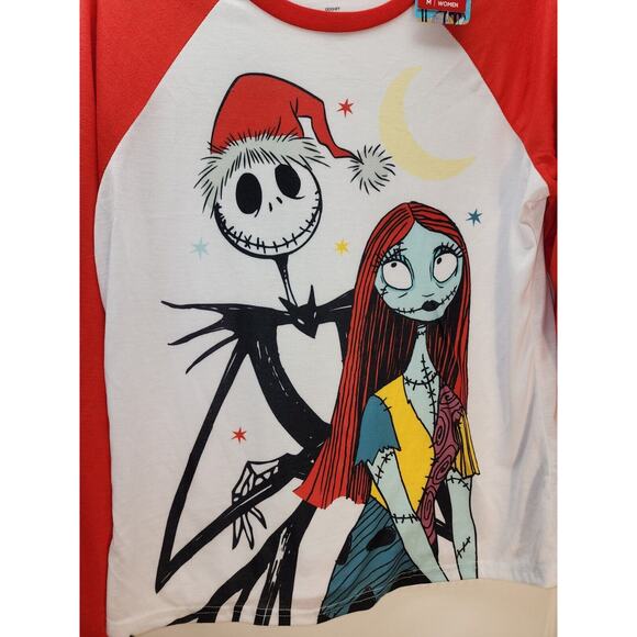 X3 Disney Pajama Shirts Bundle Christmas Nightmare Before Christmas Mickey 5059 - Picture 3 of 13